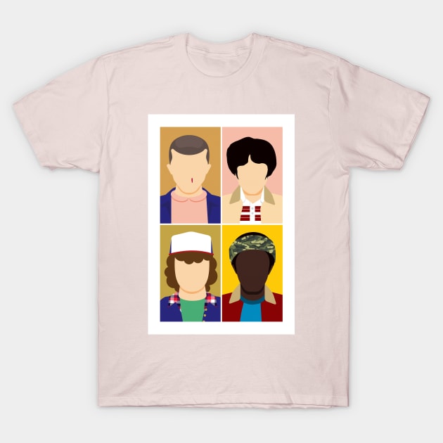 The Fab Stranger Four T-Shirt by quadrin